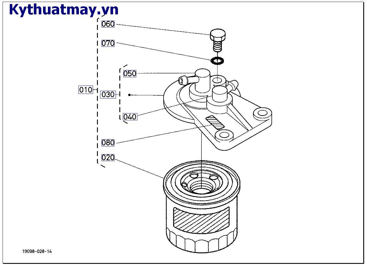 Của bộ lọc nhiên liệu ( những bộ phận cấu thành)